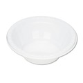 Bowls and Plates | Tablemate 5244WH 5 oz Plastic Dinnerware Bowl - White (125/Pack) image number 0