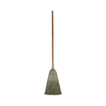 Boardwalk BWK932YCT Yucca Corn Fiber Bristle Warehouse Brooms with 56 in. Handle - Natural (12/Carton)