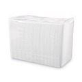  | Boardwalk BWK8310 12 in. x 12 in. 1-Ply 1/4-Fold Lunch Napkins - White (6000/Carton) image number 2