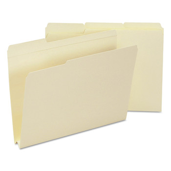 Smead 10405 1.5 in. Expansion 1/3-Cut Tab Expandable Heavyweight File Folders - Letter Size/Manila (50/Box)