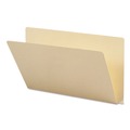 File Folders | Smead 27250 Straight Tabs Legal Size 0.75 in. Expansion Extended End Tab Folders - Manila (100/Box) image number 0