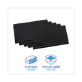 Trash & Waste Bins | Boardwalk H8046HBK 40 in. x 46 in. 45 gal. 0.7 mil Linear Low Density Industrial Flat Pack Can Liners - Black (100/Carton) image number 2