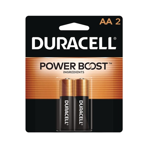 Batteries | Duracell MN1500B2Z Power Boost CopperTop Alkaline AA Batteries (2/Pack) image number 0