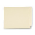 File Folders | Smead 24160 Straight Tabs Letter Size 0.75 in. Expansion 100% Recycled End Tab Folders - Manila (100/Box) image number 4