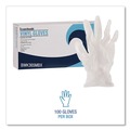 Disposable Gloves | Boardwalk BWK365MBX 2.6 mil 13 in. Long Powder-Free General Purpose Vinyl Gloves - Medium, Clear (100/Box) image number 4
