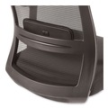 Office Chairs | Alera ALEAD41BME17 18.15 in. to 21.89 in. Seat Height Supports 275 lbs. Ashdale Ergonomic Fabric Swivel Task Chair - Black Seat/Back, Silver Base image number 5