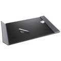 Desk Accessories & Office Organizers | Artistic 5240-BG 24 in. x 19 in. Monticello Desk Pad with Fold-Out Sides - Black image number 1