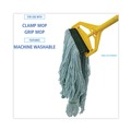Mops | Boardwalk BWK1400MCT EchoMop with Looped-End Synthetic/Cotton Wet Mop Head - Medium, Blue (12/Carton) image number 6