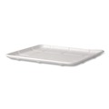 Food Trays, Containers, and Lids | Eco-Products EP-MP8SNFA 10.52 in. x 8.5 in. x 0.5 in. Sugarcane Fiber Meat and Produce Food Trays - White (300/Carton) image number 1
