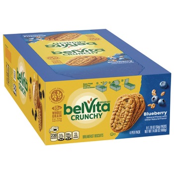 SNACKS | Nabisco 00 44000 02909 00 1.76 oz belVita Breakfast Biscuits - Blueberry (8/Box)