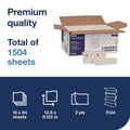 Paper Towels and Napkins | Tork 101298 2-Ply 9.12 x 12.8 Xpress Extra Soft Multifold Towel - White (16/Carton) image number 2