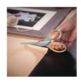 Staplers | Westcott 17532 8 in. Titanium Bonded Straight Scissors - Gray/Yellow (3/Pack) image number 3