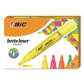 Highlighters | BIC BLMG36AST Brite Liner Tank-Style Chisel Tip Highlighter Value Pack - Assorted Colors (36-Piece/Pack) image number 0