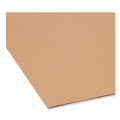 File Folders | Smead 10776 2/5-Cut Tabs Right of Center Letter 0.75 in. Expansion Guide Height Reinforced Heavyweight Kraft File Folder - Brown (100/Box) image number 3