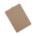 Clipboards | Universal UNV40304VP 1.25 in. Clip Capacity 8.5 in. x 11 in. Hardboard Clipboard - Brown (3/Pack) image number 5