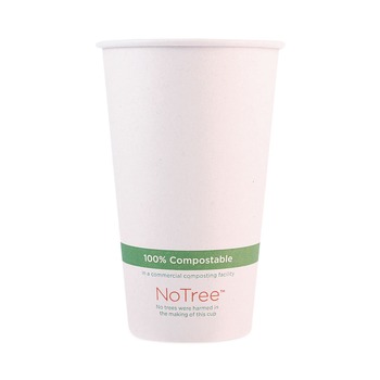 World Centric CUSU16 16 oz. NoTree Paper Hot Cups - Natural (1000/Carton)