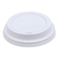  | Boardwalk BWKDEERHLIDW Deerfield Plastic Lids for 10 - 16 oz. Hot Cups - White (1000/Carton) image number 1