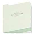 File Folders | Smead 13234 1/3-Cut Tabs Assorted Letter Size 2 in. Expansion Recycled Heavy Pressboard Folders - Gray-Green (25/Box) image number 2