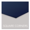 Sheet Protectors | GBC 2514494P 11 in. x 8.5 in. Unpunched Opaque Plastic Presentation Covers for Binding Systems - Navy (50/Pack) image number 3