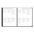 Notebooks & Pads | Blue Sky 134433 11 in. x 8.5 in. 2025-2026 Teacher's Solid Black Weekly/Monthly Lesson Planner - Black Cover image number 5