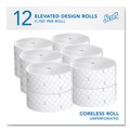 Toilet Paper | Scott 07006 Essential Coreless JRT Septic Safe 1150 ft. 2 Ply Tissues - White (12/Carton) image number 2