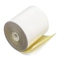 Register & Thermal Paper | PM Company 8963 Impact Printing 3 in. x 90 ft. Carbonless Paper Rolls - White/Canary (50/Carton) image number 1