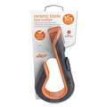 Box Cutters & Utility Knives | slice 10400 1.29 in. Carbon Steel Blade 7 in. Nylon Handle Replaceable Double Sided Box Cutters - Gray/Orange image number 6