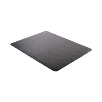Deflecto CM14242BLK 45 x 53 SuperMat Frequent Use Rectangular Chair Mat for Medium Pile Carpet - Black