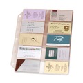 Copy & Printer Paper | Cardinal 7856 000 Business Card Refill Pages for 2 x 3.5 Cards - Clear (10/Pack) image number 0
