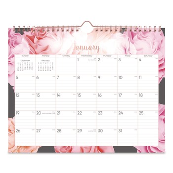 Blue Sky 147480 12-Month (Jan to Dec): 2026 Joselyn Monthly Wall Calendar - Floral Artwork, White/Multicolor Sheets