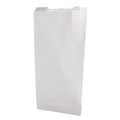 Food Trays, Containers, and Lids | Bagcraft 300496 ToGo! 5.25 in. x 12 in. Foil Insulator Deli and Sandwich Bags - White (500/Carton) image number 0