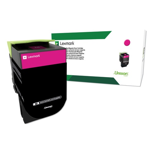 Ink & Toner | Lexmark 80C1HM0 Return Program 3,000 Page-Yield High-Yield Toner - Magenta image number 0
