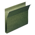 File Folders | Smead 64239 1 in. Capacity Letter Size Box Bottom Hanging File Folders - Standard Green (25/Box) image number 0