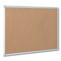 Office Presentation Supplies | MasterVision CA051790 Earth 48 in. x 36 in. Cork Board - Tan Surface/Satin Aluminum Frame image number 1