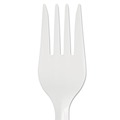  | Dixie SSF21P SmartStock Series-B 5.8 in. Mediumweight Plastic Cutlery Forks Refill - White (40/Pack, 24 Packs/Carton) image number 1