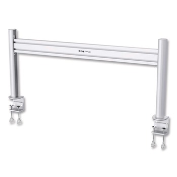 DESK ACCESSORIES AND OFFICE ORGANIZERS | Tripp Lite DMSWKITTAA Slat Rail with Posts for Slat Wall System for 32-in TVs 8.1w x 5.7d x 5.51h Silver Supports 33 lb