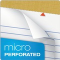 Notebooks & Pads | TOPS 71533 The Legal Pad Plus 8.5 in. x 11.75 in. Sheets Wide/Legal Rule Ruled Perforated Pads with 40 pt. Back - White (1-Dozen) image number 4