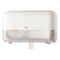 Paper Towels and Napkins | Tork 473200 14.17 x 5.08 x 8.23 Elevation Coreless High Capacity Bath Tissue Dispenser - White image number 3
