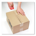 Packing Tapes | Scotch 145 Sure Start 1.88 in. x 22.2 yards 1.5 in. Core Packaging Tape with Dispenser - Clear (1-Roll) image number 1