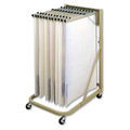 Office Furniture Accessories | Safco 5026 Steel Sheet File Mobile Rack, 12 Hanging Clamps, 27w X 37 1/2d X 61 1/2h, Sand image number 1