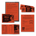 Cover & Cardstock | Astrobrights 22561 8.5 in. x 11 in. 24 lb Bond Weight Color Paper - Orbit Orange (500-Sheets/Ream) image number 3