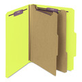 Just Launched | Smead 14034 Pressboard Six-Section Top Tab Classification Folders - Letter, Yellow (10/Box) image number 0
