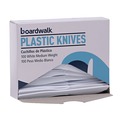  | Boardwalk BWK KNIFEMWPS Mediumweight Polystyrene Cutlery Knife - White (1000/Carton) image number 3