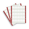 Dividers & Tabs | Redi-Tag B33117 1.13 in. Wide 1/5-Cut Laser Printable Index Tabs - White (100/Pack) image number 2