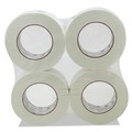 Tapes | Universal UNV31648 #350 Premium 48 mm x 54.8 m 3 in. Core Filament Tape - Clear (1 Roll) image number 1