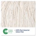 Just Launched | Boardwalk BWK2016CEA #16 Cut-End Cotton Wet Mop Head - White image number 8