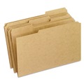 File Folders | Pendaflex RK153 1/3 1/3-Cut Tabs Assorted Legal Size 0.75 in. Expansion Dark Kraft File Folders with Double-Ply Top - Brown (100/Box) image number 0