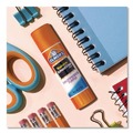 Adhesives & Glues | Elmer's E543 0.24 oz. Washable School Glue Sticks - Applies Purple, Dries Clear (4/Pack) image number 5