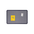 Bulletin Boards | Quartet 7694BE 48 in. x 36 in. Contour Fabric Bulletin Board - Light Blue Surface/Navy Blue Plastic Frame image number 3