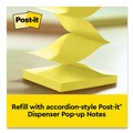 Sticky Notes & Post it | Post-it Pop-up Notes OWL-330-BK Pop-Up Note Dispenser For 3 in. x 3 in. Pads Includes 45-Sheet Citron Super Sticky Dispenser Pop-Up Pad - Owl-Shaped Black image number 2